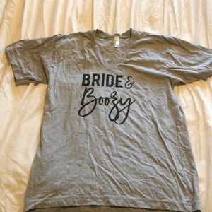 “Bride and Boozy” Bachelorette T-shirt